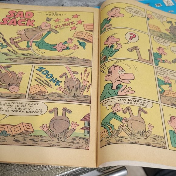 Vintage Comics Little Archie 1977 Sad Sack 1973 worn Old Comic Book - Picture 7 of 14